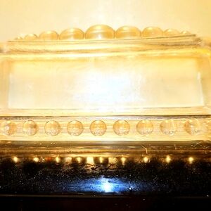 Vintage Imperial Glass Butter Dish
